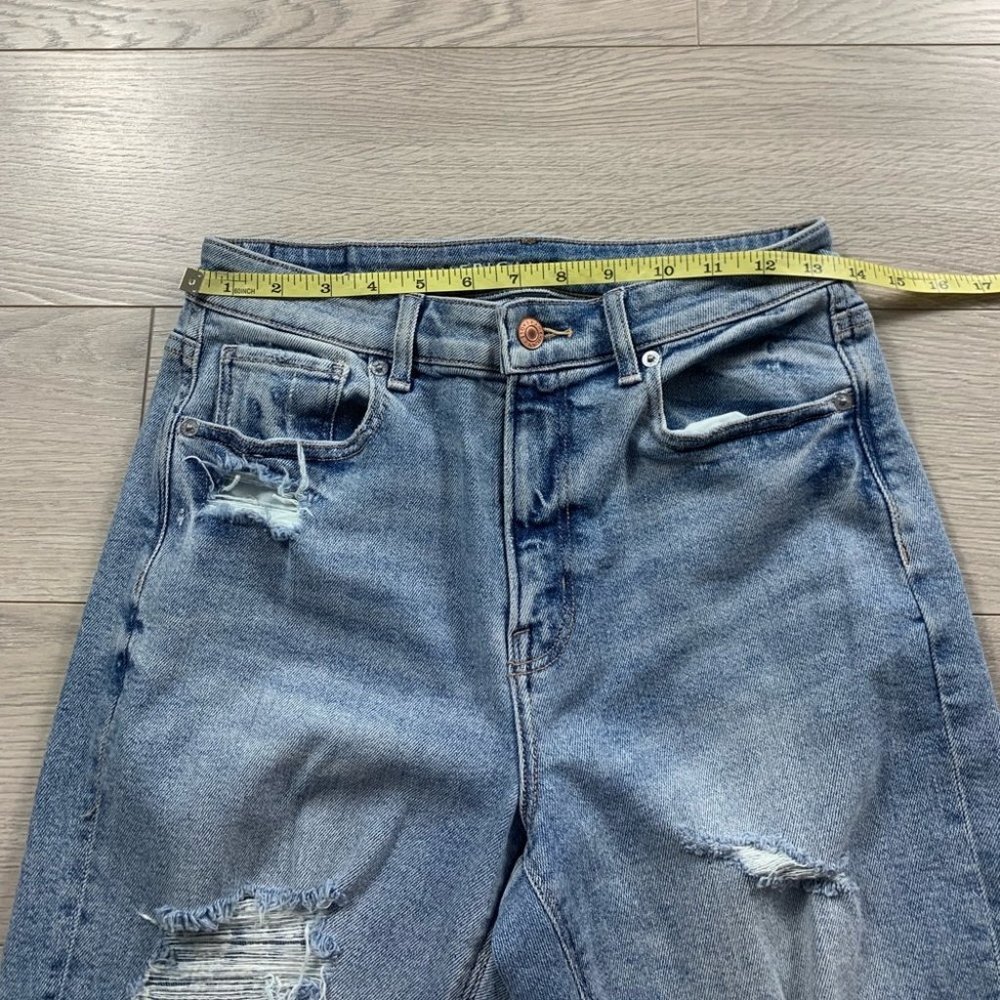 American Eagle AE Distressed High Rise Mom Jeans - Picture 10 of 13